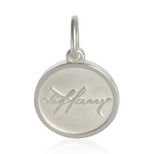 Tiffany & Co. Sterling Silver  Small Round Logo Charm